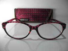 FOSTER GRANT MONICA MAGENTA READING GLASSES READERS NEW W/ CASE