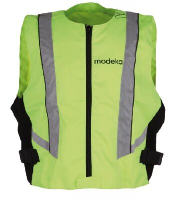 Modeka Basic Motorrad Warnweste Leuchtweste alle Größen bis 10XL reflektierend