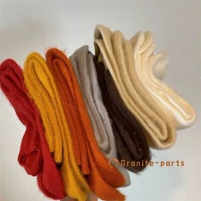 5 Pairs Wool Thick Knit Cozy Design Crew Casual Color Fuzzy Warm Women Socks 5-9