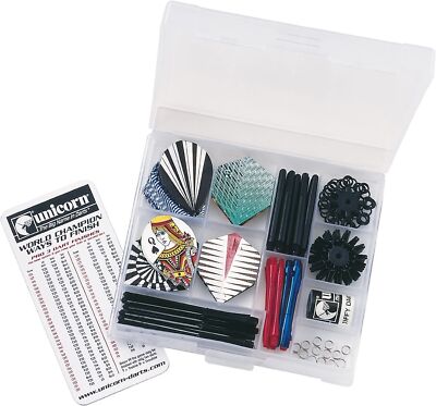 Unicorn Maestro Darts Tune-Up Kit | Flights SlikStick Schäfte Gripper O-Ringe Sc