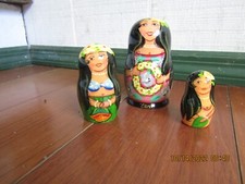POUPÉES HAWIENNES NICHEUSES VINTAGE MADE IN RUSSIA
