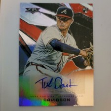 TUCKER DAVIDSON 2021 TOPPS FIRE AUTOGRAPHED ROOKIE CARD