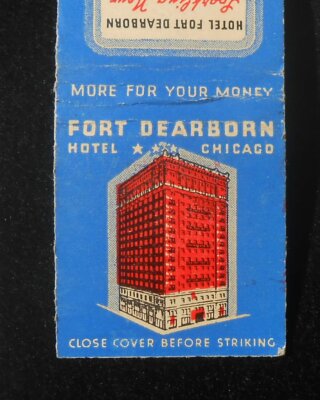 1940s Hotel Fort Dearborn Most Popular Priced Rooms in the Loop Chicago IL Cook 