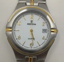 Festina Watch Vintage NOS 90'S. Steel And Plated.