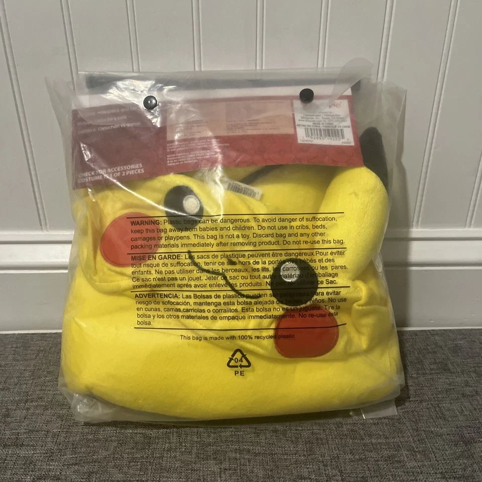 Kit de accesorios de disfraz de Pikachu Pokémon para adultos de 14 años en adelante Foto 4 de 4