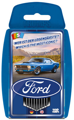 Top Trumps Ford Kartenspiel Karten Spiel Auto Quartett Merch Deutsch Englisch