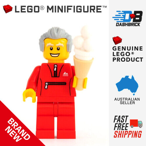 Genuine LEGO Minifigure - Grandfather/Grandpa/Old Man (City/Town) - BRAND NEW 