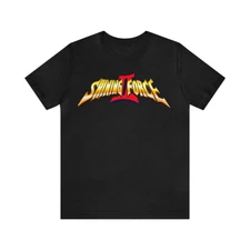 Shining Force 2 Sega Genesis Retro Style Video Game Pixel Art Unisex T Shirt 