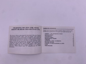 Tom & Jerry (Nintendo Entertainment System, NES) Manual Only