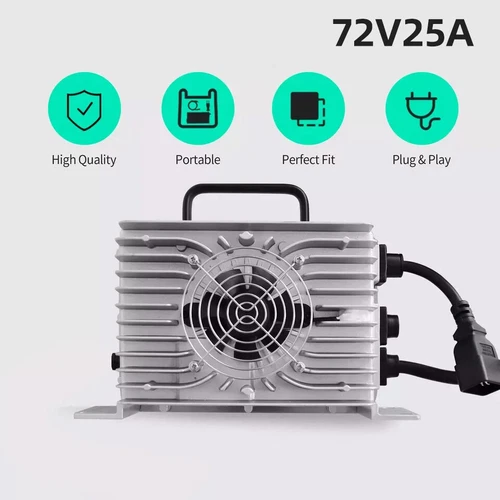 72Volt 25A Lithium Battery Charger for Club Car Precedent Onward Tempo Golf Cart - Picture 9 of 10