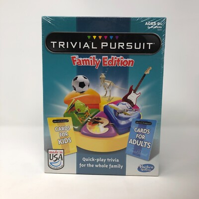 Trivial Pursuit FAMILY EDITION by Hasbro Gaming SEALED