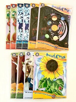 Sunflower Santoro London Greeting Card 3D Interactive Swing Card
