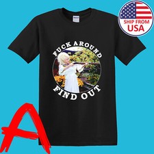 Dolly Parton Fck Around Find Out Men's Black Size S-5XL