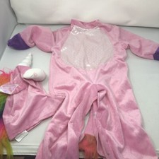 Unicorn costume 12-18M Baby hooded halloween pink Rubies Dress Up Fantasy