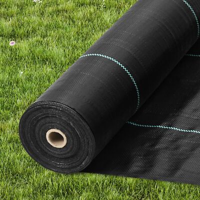 13x108FT Weed Barrier Landscape Fabric 5OZ Woven Geotextile Fabric Under Gravel