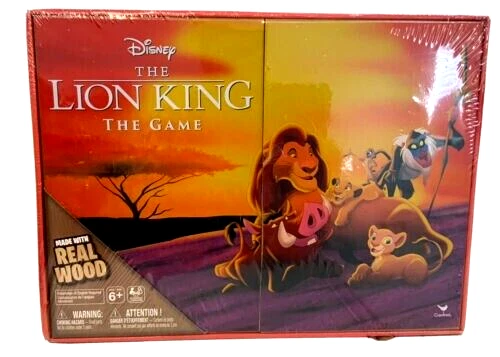 NEW Disney The Lion King The Board Game Wood Retro Edition Family