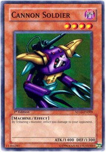 Cannon Soldier - SD10-EN009 - Common - 1st Edition x3 - Lightly Played
