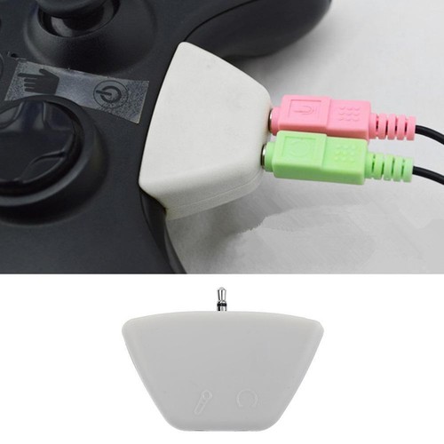 3.5mm Jack Micphone Earphone to 2.5mm Audio Adapter for Xbox 360 (White) - Photo 1 sur 7