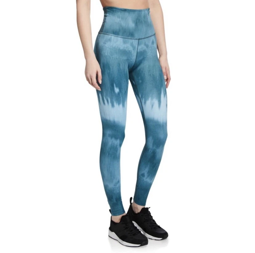 beyond-yoga olympus high-rise ankle cropped tie dye leggings