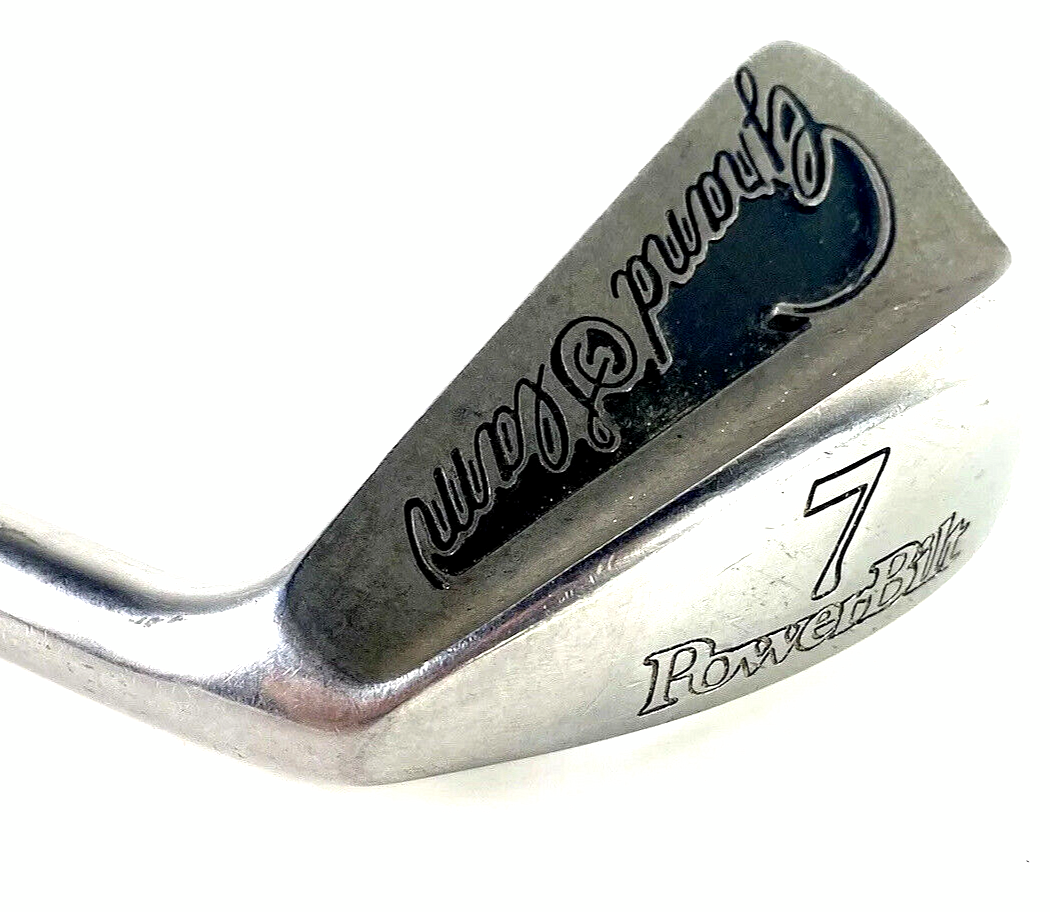 Vintage Grand Slam Power Bilt Golf Club 7 Iron Steel Shaft PowerBilt RH 37 inch eBay