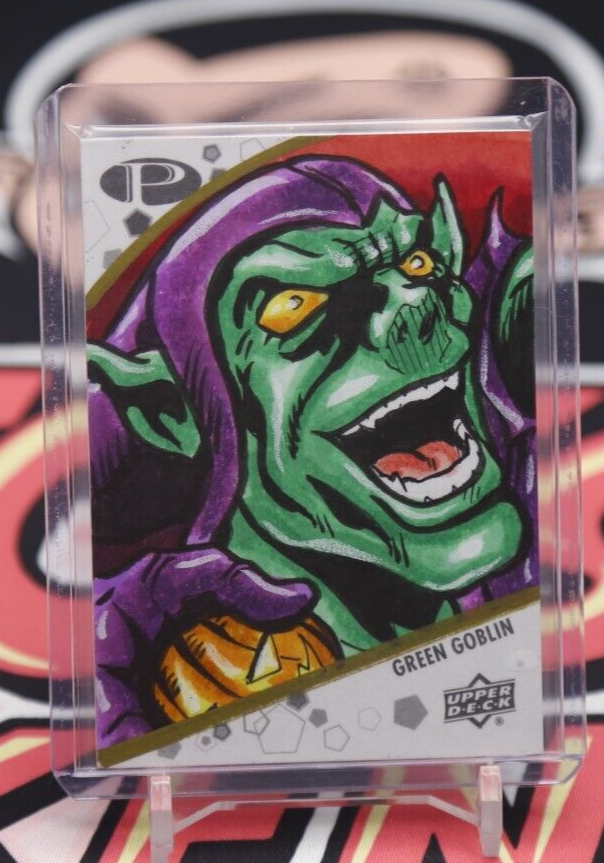 2021 Upper Deck Marvel Premier Green Goblin 1/1 Sketch Cards