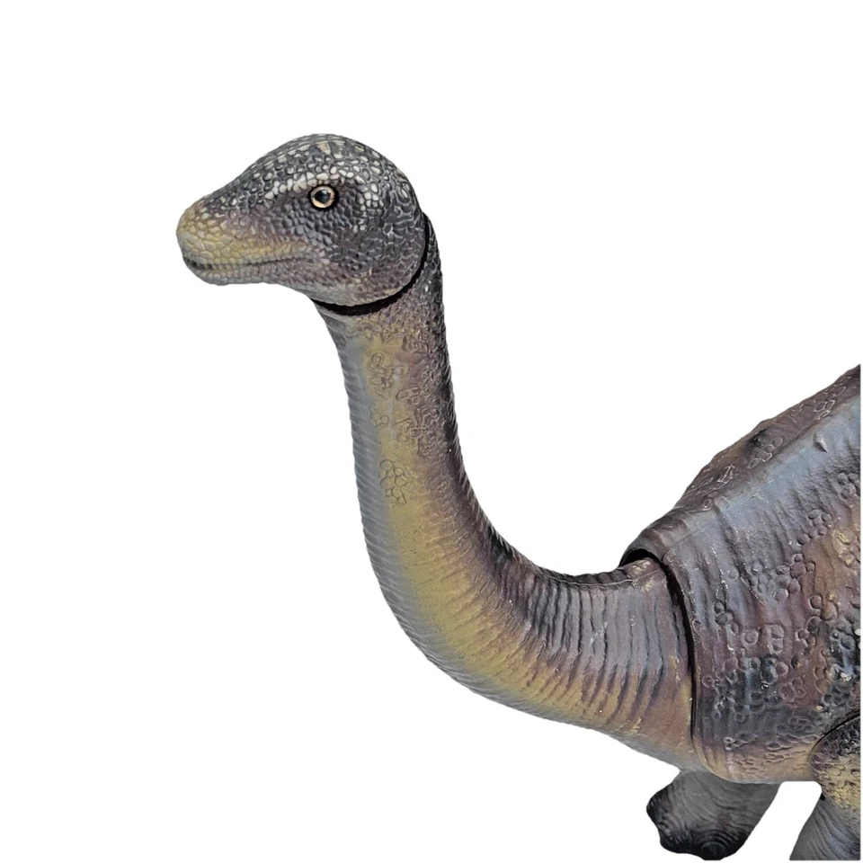 Dino Riders Brontosaurus Dinosaurier Figur - ca. 90cm Tyco 1989 Vintage S. FOTOS - Bild 2 von 4