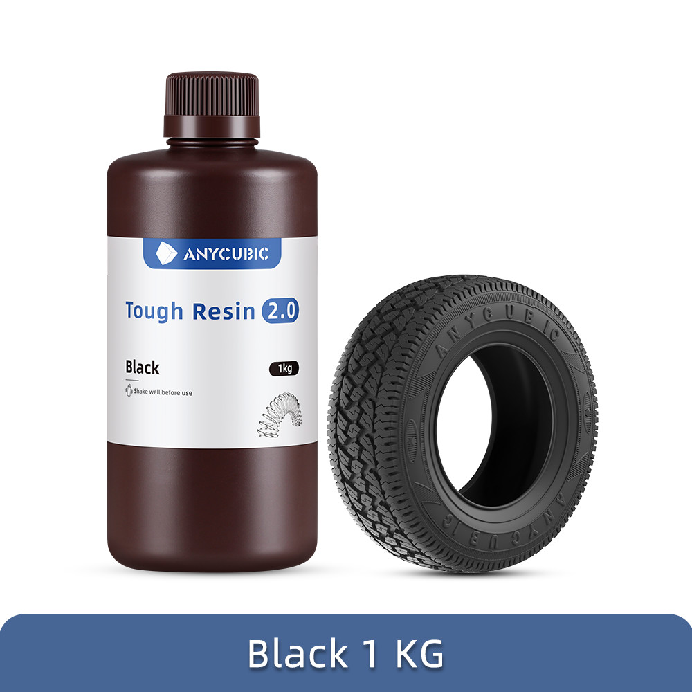 2×1KG Anycubic Flexible UV Tough Resin 2.0 405nm Resin 3D Drucker Harz Cure
