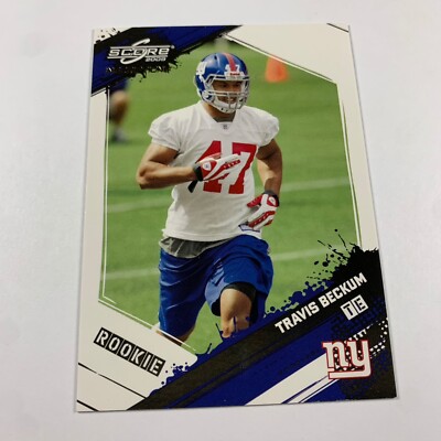 2009 Score Travis Beckum /999 Rookie #397 RC