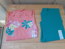 Jumping Beans Girls Tank Top  Bike Shorts Size 12  NEW WITH TAGS