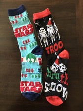 Star Wars Boys Socks Christmas 2 Pair