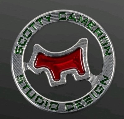 Scotty Cameron Studio Design Milled Scotty Dog Ball Marker Coin 2025 Holiday Ed.