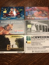 Konvolut 6 alte,tolle K-Serie Telefonkarten Deutschland selten rar gebraucht