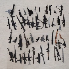 Random 30pcs Different Weapons Guns Sword 1:18 Scale for 3.75" GI Joe Figures