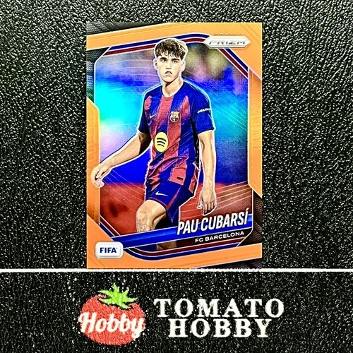 PAU CUBARSI /125 ORANGE REFRACTOR PANINI PRIZM FIFA 2025-26 BARCELONA