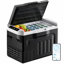 32QT 12 Volt Refrigerator, Portable Car Fridge, 12V Fridge