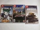 Nintendo Switch Racing Game Lot of 3 Wreckfest Fast Furious  Trials Rising Cib