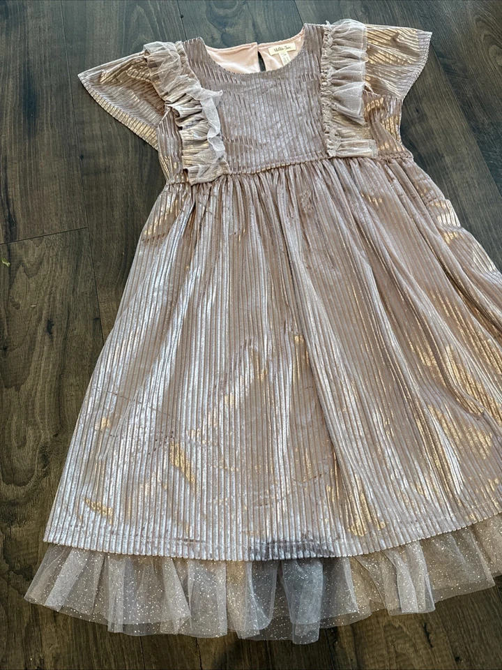 Matilda Jane Just Imagine Kori Girls Wide Ribbed Dress Size 12 New - Image 4 of 4