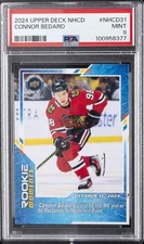 2024 UD NAT HKY CARD DAY #NHCD31 CONNOR BEDARD PSA 9