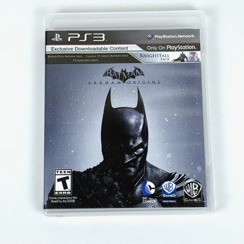 Batman: Arkham Origins (PS3 PlayStation 3- W/ Inserts CIB Tested - Good
