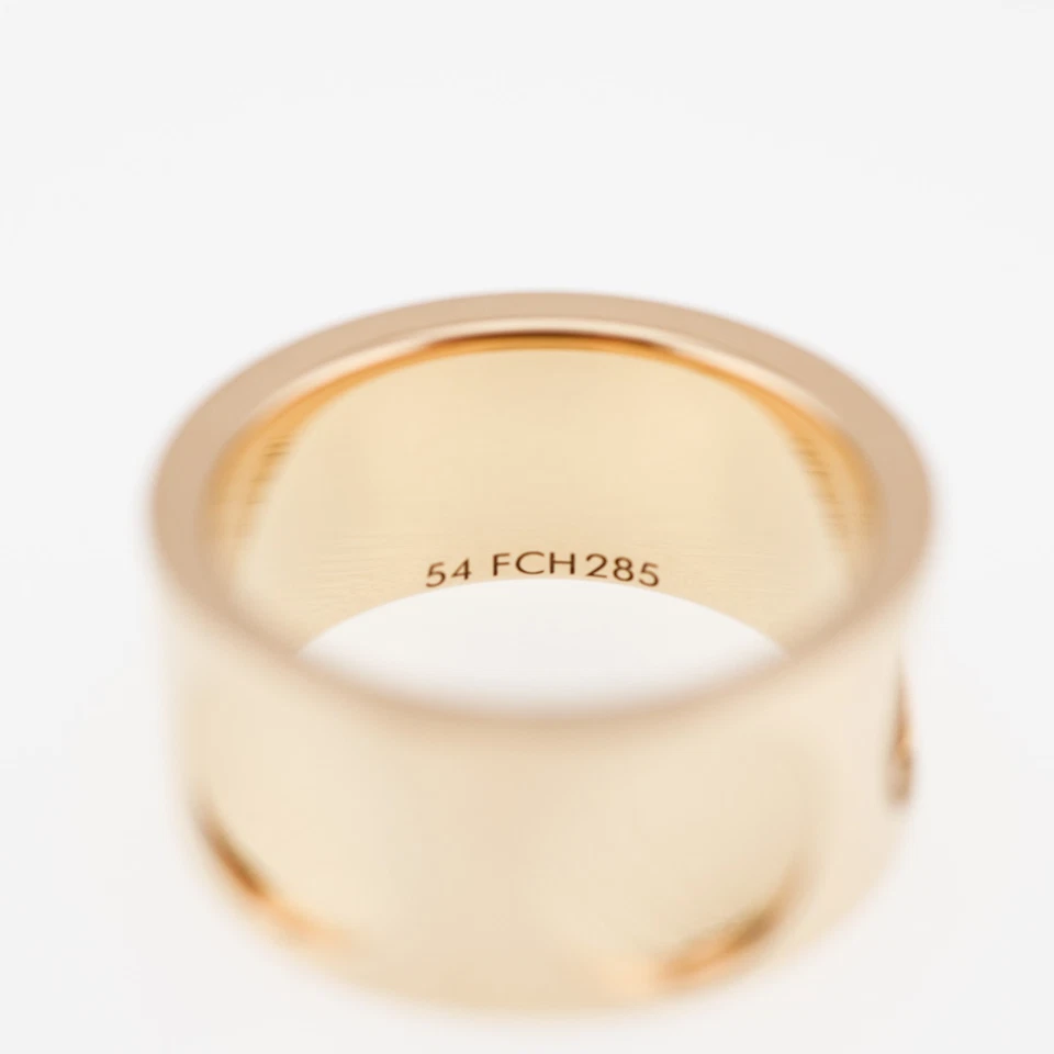 Anillo Louis Vuitton Oro Amarillo 18K Empreinte Bague Bandeau Talla EU 54 US 7 LV Foto 4 de 4