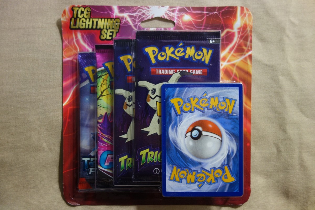 TCG Lightning Set - 4 Pokemon Packs TCG Lightning Set - 4 Pokemon Packs