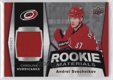 2018-19 Upper Deck Rookie Materials Andrei Svechnikov #RM-AS 1lq2