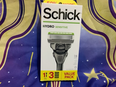 #ad #ad Schick Hydro 5 Mens Sensitive Razor Value Pack 3 Cartridges NEW $7.87
