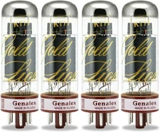 Genalex Gold Lion KT77 Vacuum Tubes Set of 4 Matched Used Parallel Import