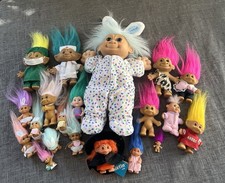 Vintage Troll Doll Lot of 20 - Norfin,Dam Crossover, Russ NFL, Applause, Easter