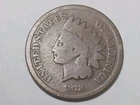 1872 - Better Date Indian head Cent -  Very Good Condition