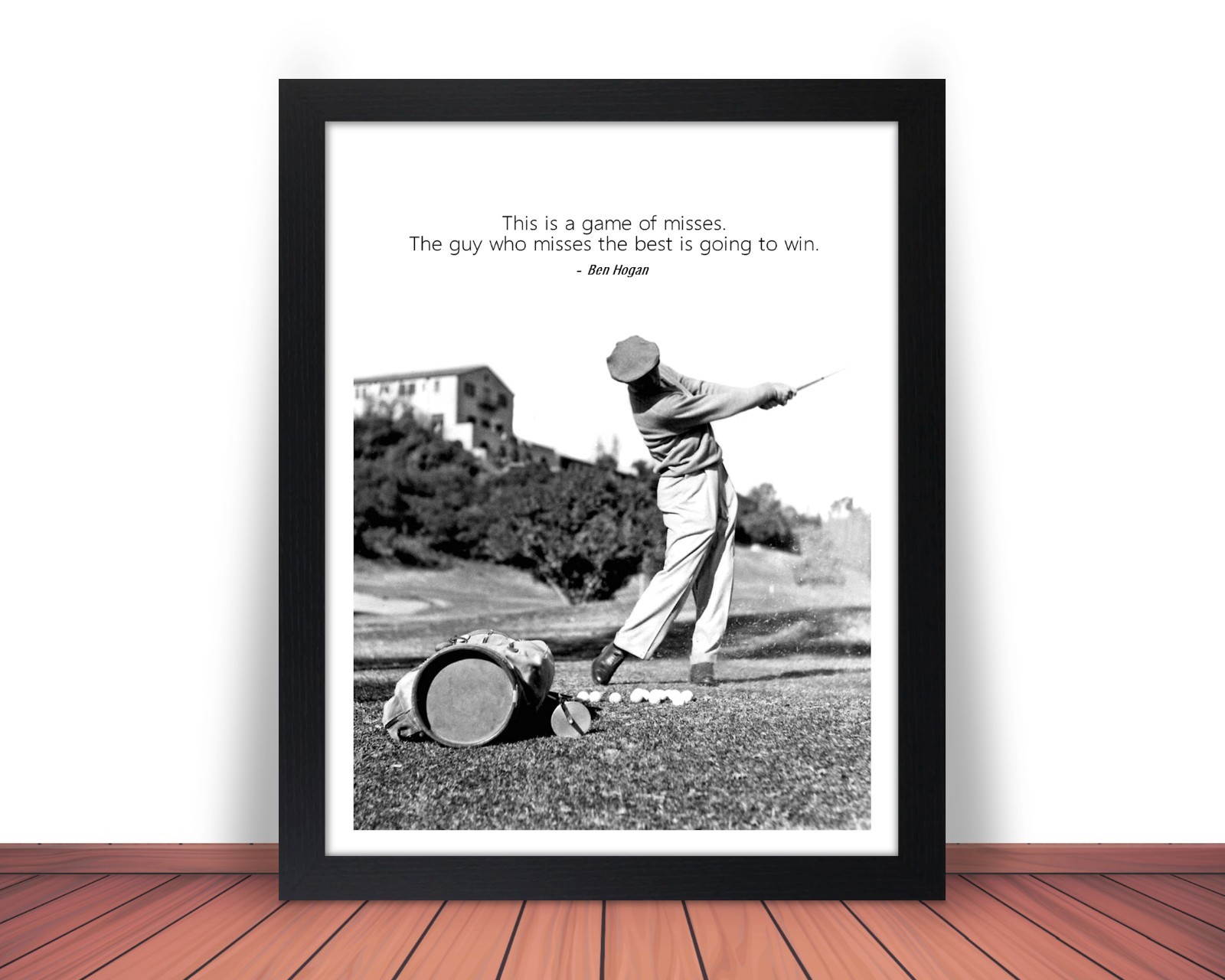 Swing Quote Photo Picture Print Game Of Misses 8x10 11x14