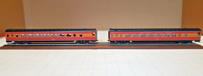 Soho Southern Pacific ''Daylight'' 79' Coach & Chair - HO Brass - Pro Painted