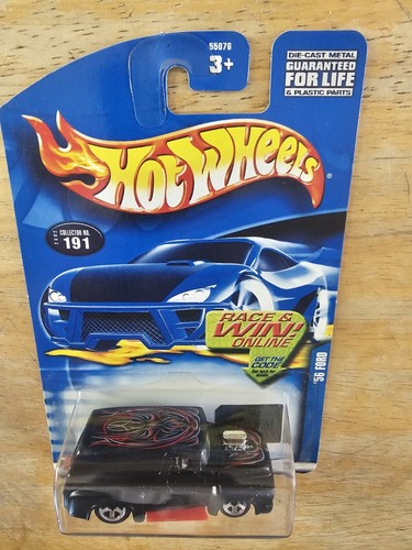 Hot Wheels 2002 #191 '56 Ford Panel Truck Flat Black 1956