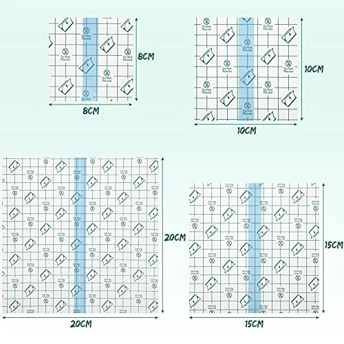 Waterproof Clear Tattoo Bandage - 100 Pcs in 3, 4, 6, 8 Inch Sizes - product detail image 3